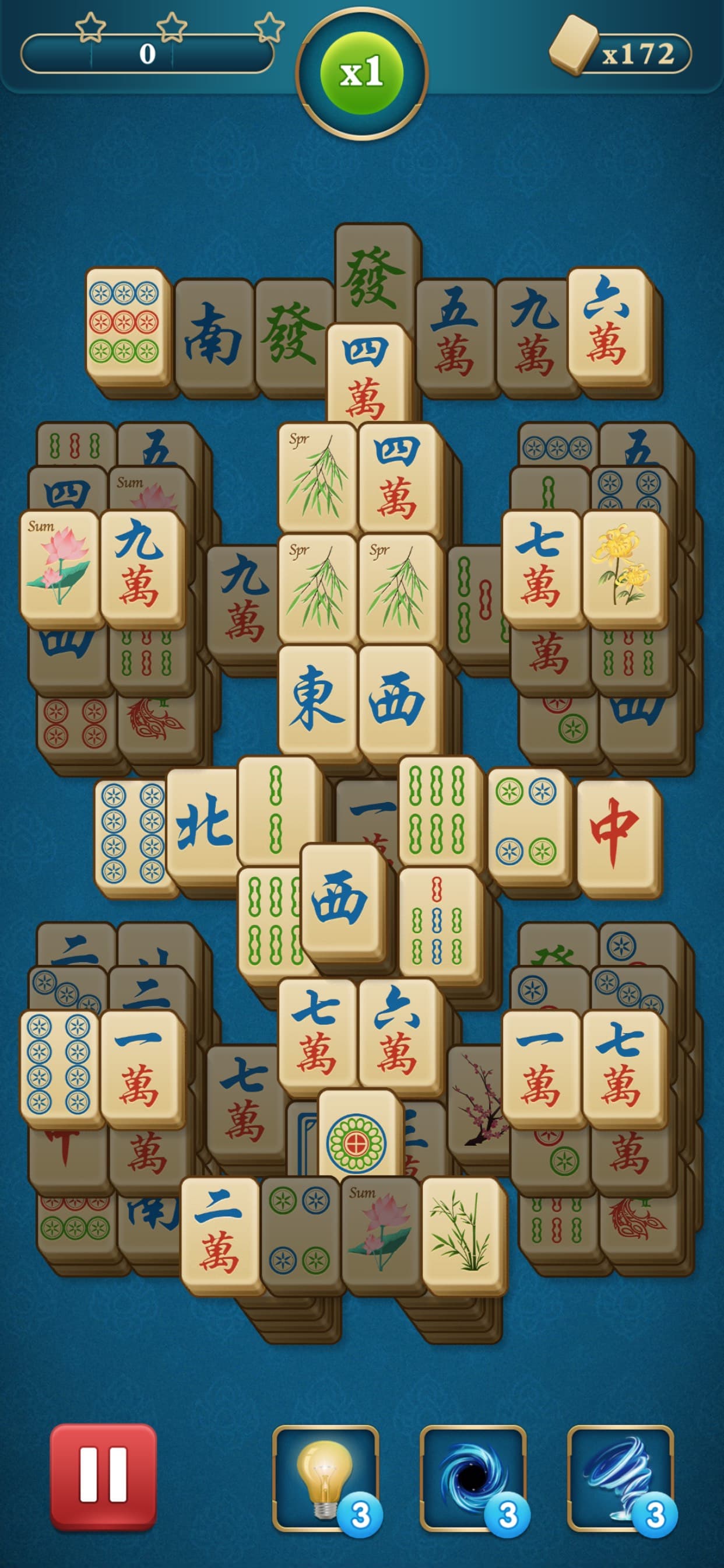 Mahjong Solitaire: Earth screenshot 2 - screenshot