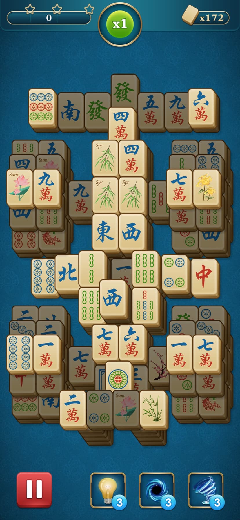 Mahjong Solitaire: Earth screenshot 2 - screenshot