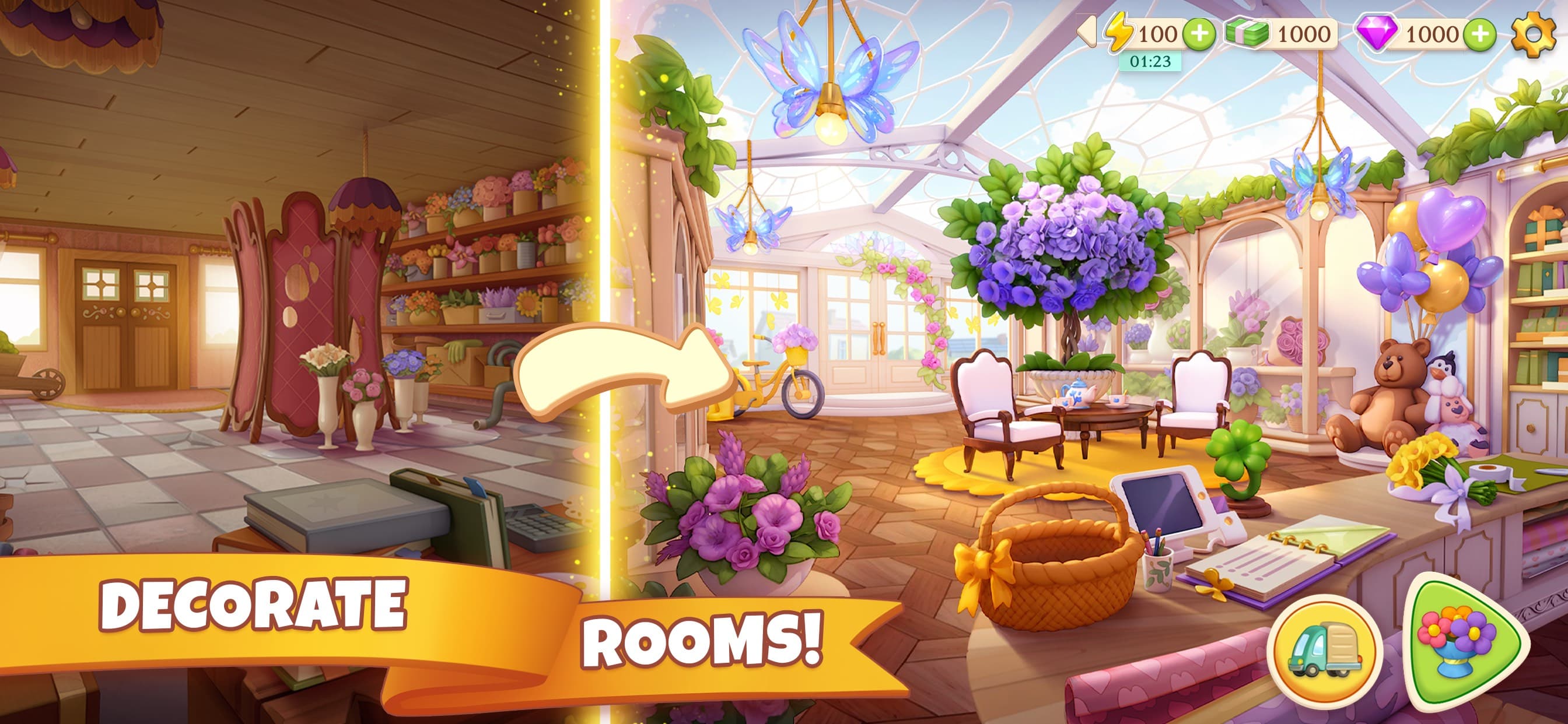 Florescence: Merge Garden screenshot 4 - screenshot