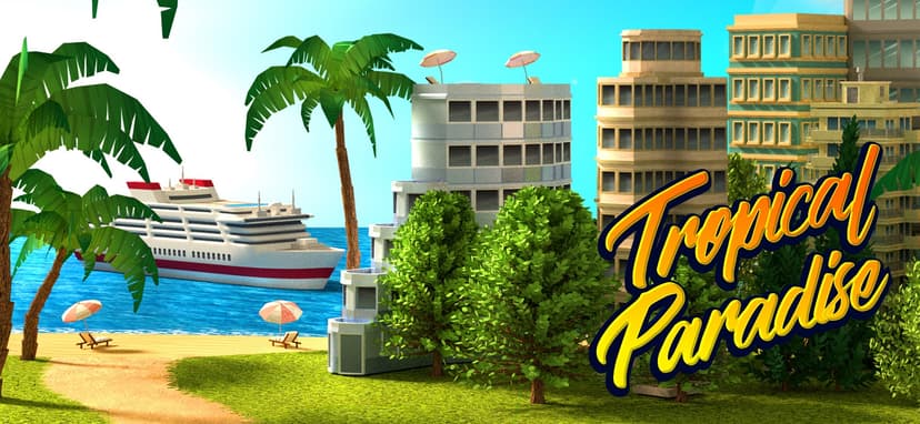Tropic Paradise Town Build Sim screenshot 1 - screenshot