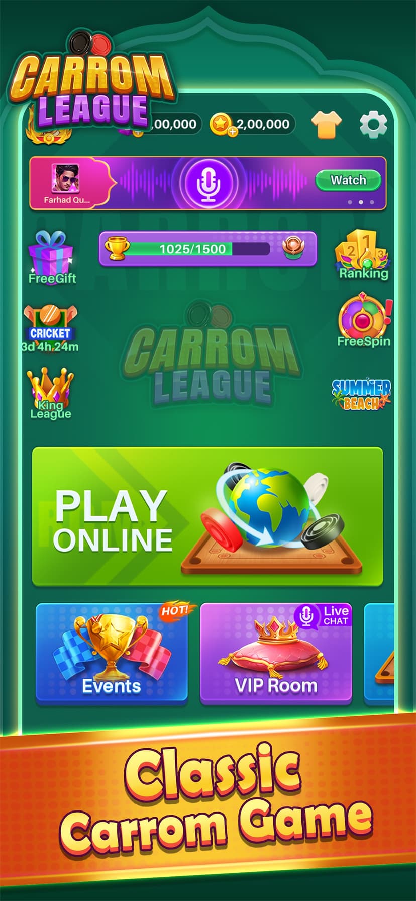Carrom League: Online Game screenshot 4 - screenshot