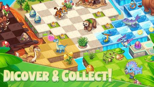 Dino Merge: Jurassic Zoo screenshot 3 - screenshot