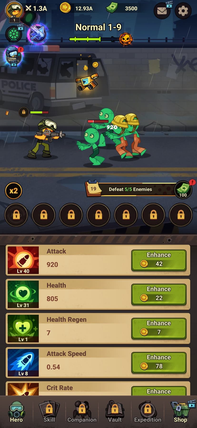 Stickman War: Epic Idle RPG screenshot 4 - screenshot