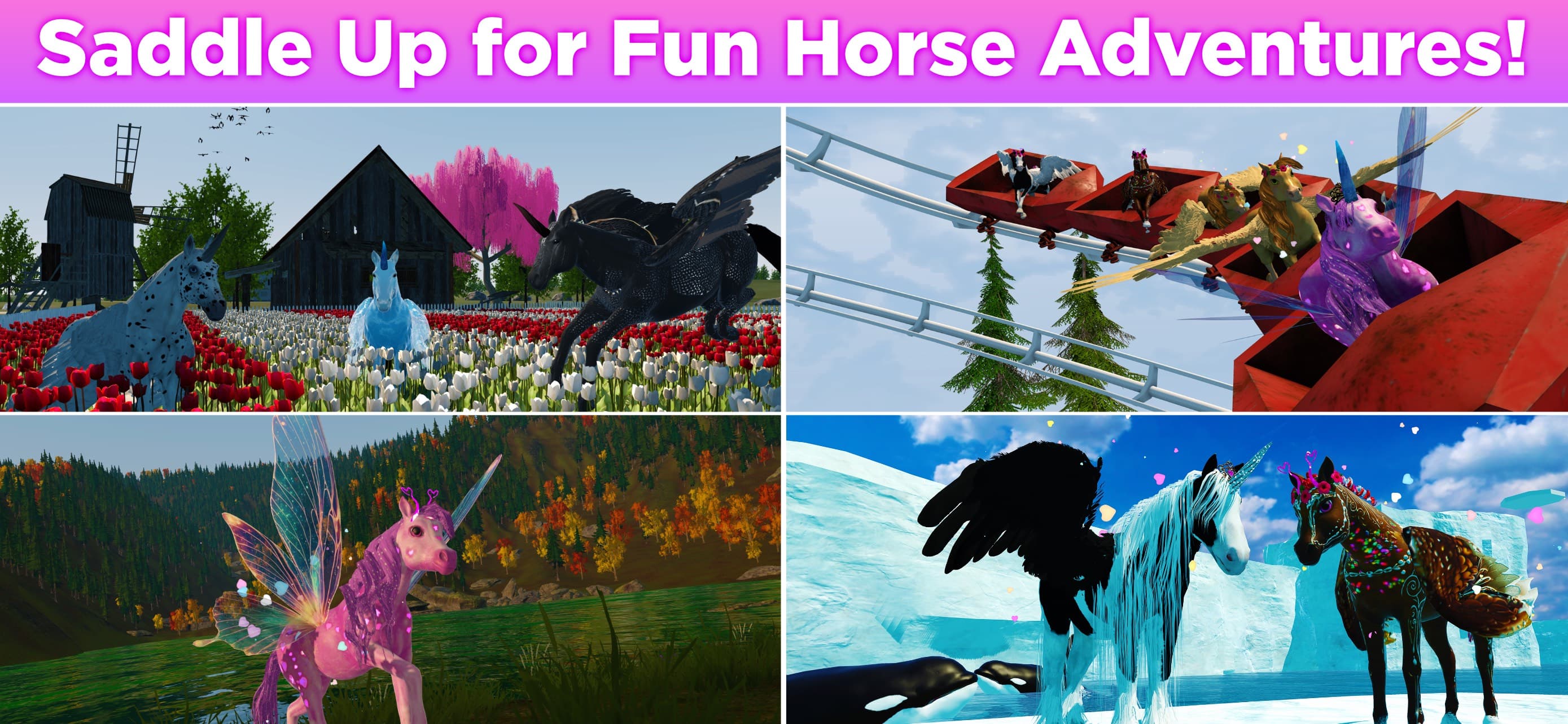 Flying Unicorn Simulator 2024 screenshot 2 - screenshot