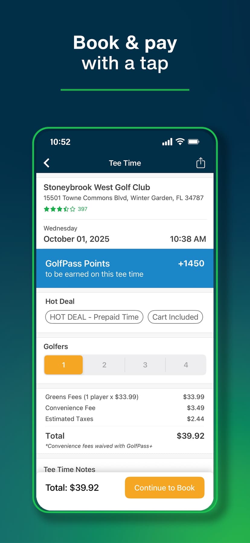 GolfNow Book TeeTimes Golf GPS screenshot 2 - screenshot