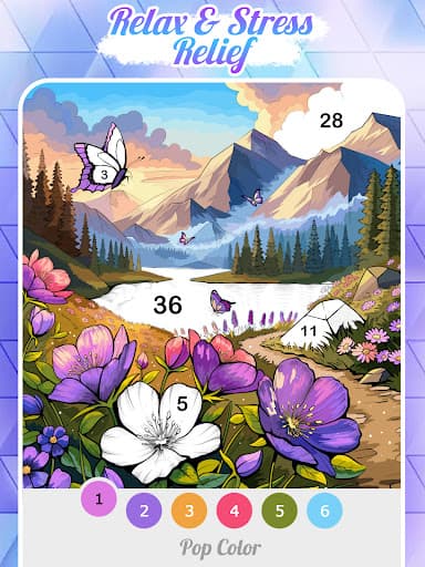 Pop Color - Paint by number screenshot 9 - screenshot