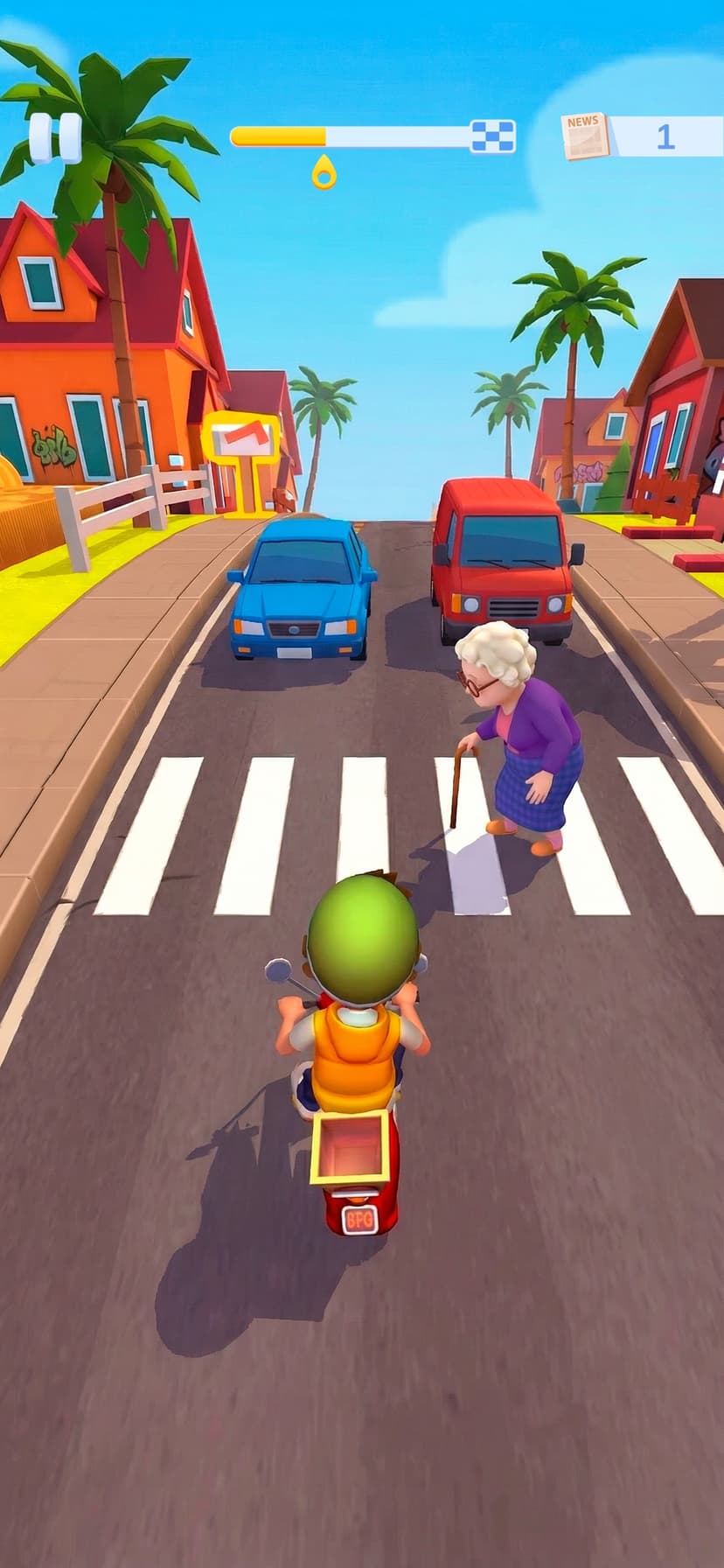 Paper Boy Race: Run & Rush 3D screenshot 1 - screenshot
