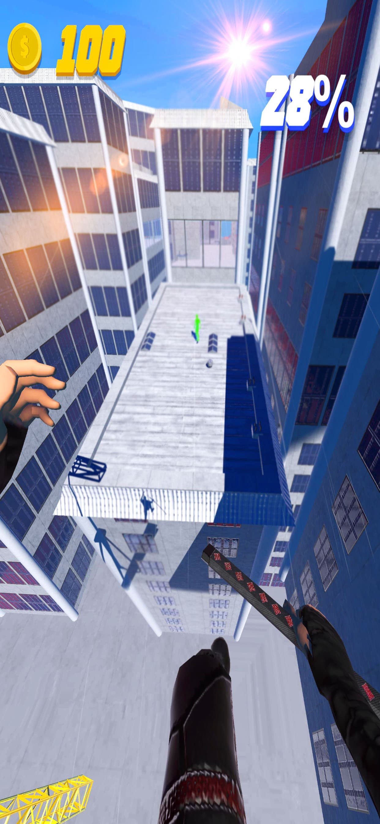 Rooftop Ninja Run screenshot 1 - screenshot