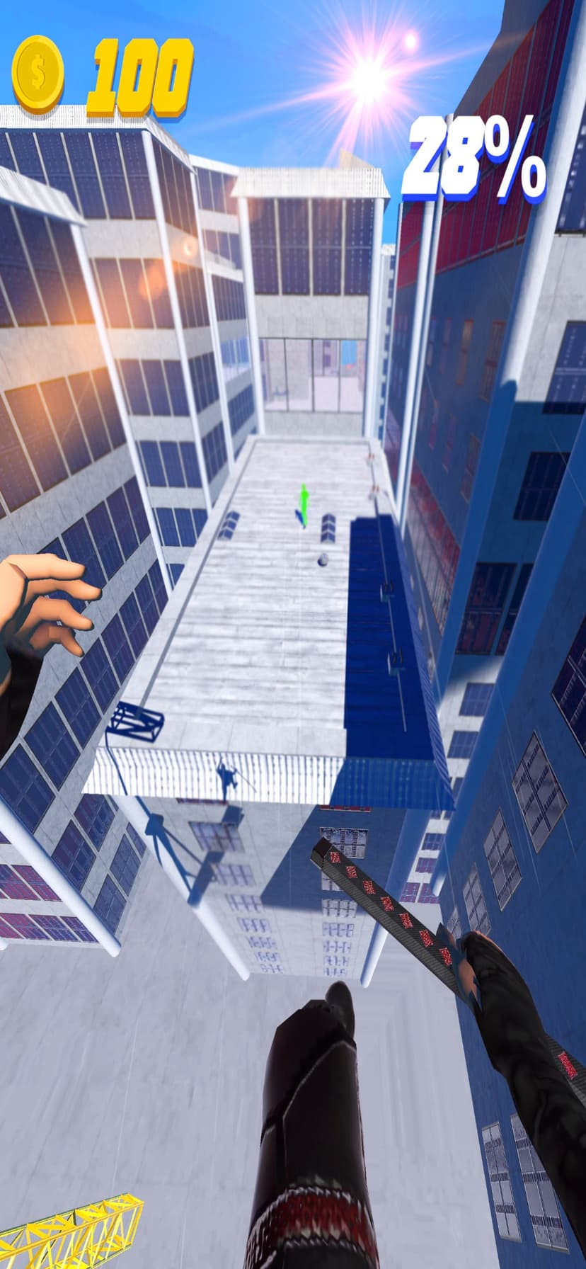 Rooftop Ninja Run screenshot 1 - screenshot
