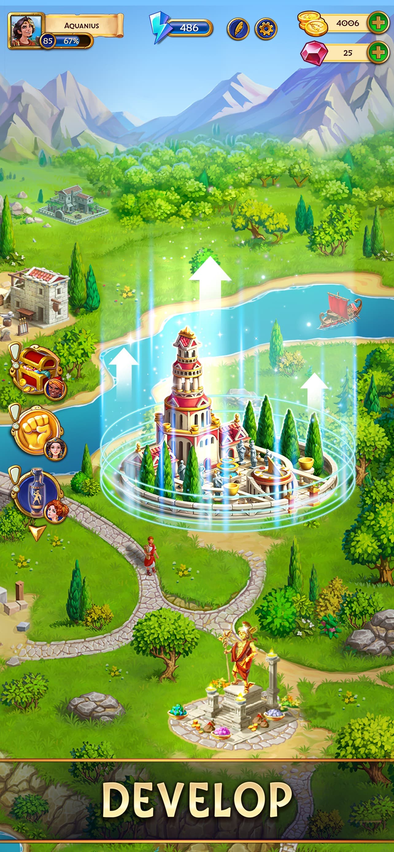 Jewels of Rome・Match-3 Gems screenshot 2 - screenshot
