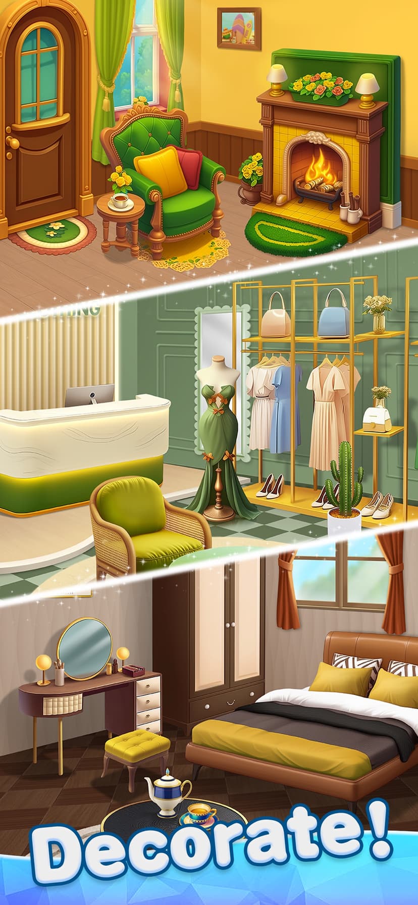 Beauty Tiles: Story & Makeover screenshot 3 - screenshot