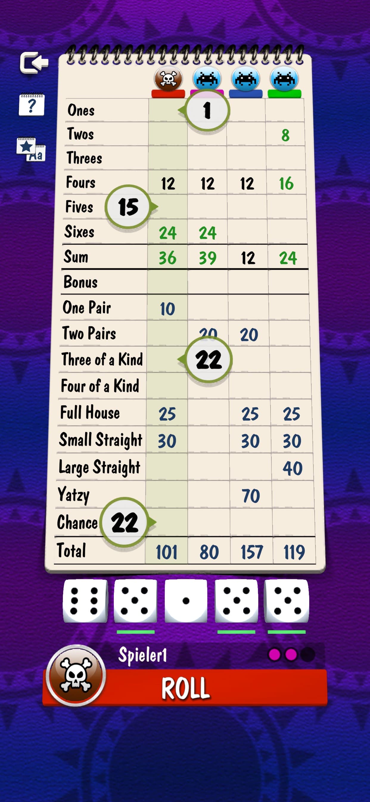 Yatzy Multiplayer - Play Dice screenshot 1 - screenshot