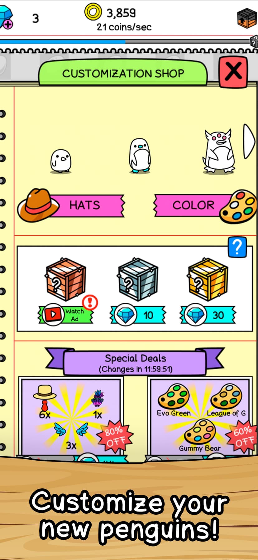 Penguin Merge Evolution screenshot 4 - screenshot
