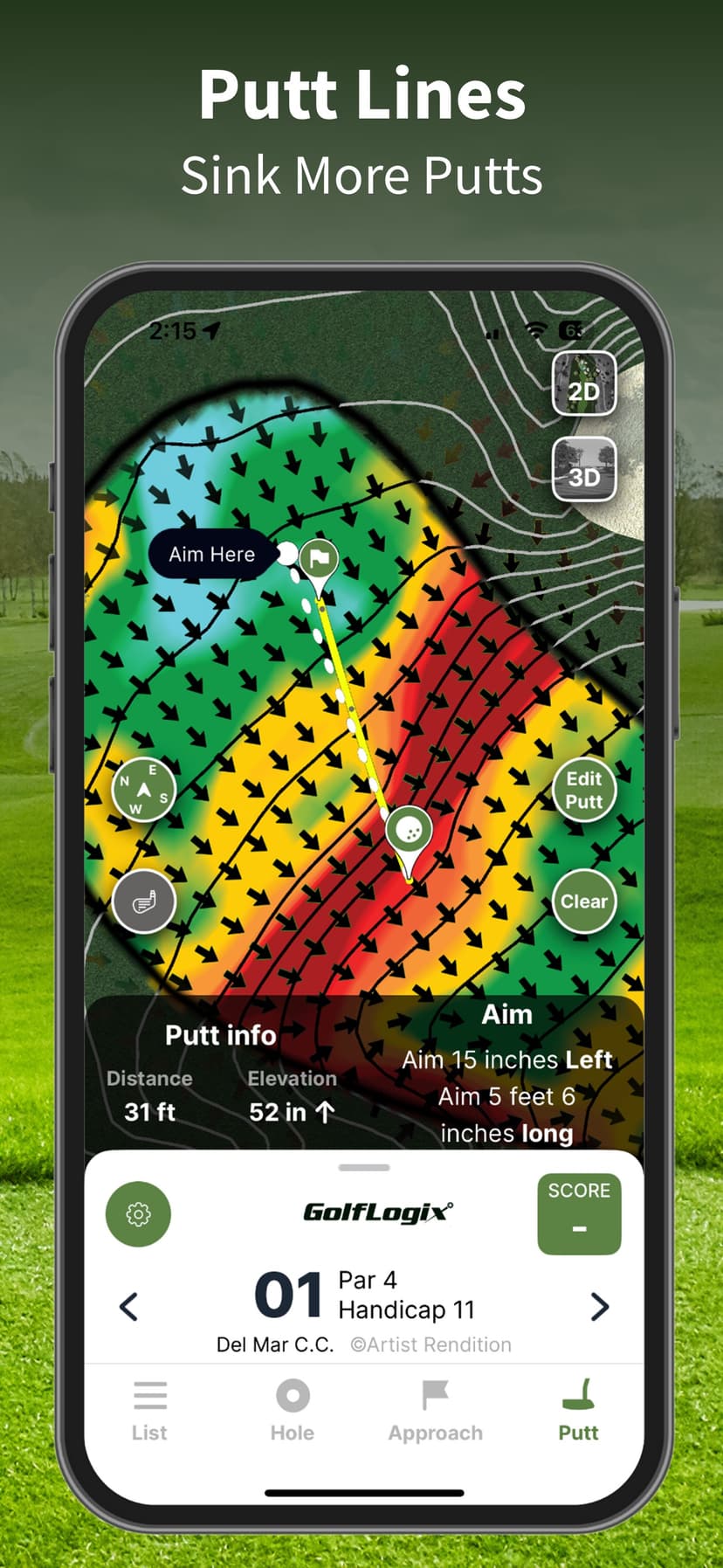 GolfLogix: 3D Golf GPS screenshot 7 - screenshot
