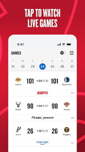 NBA: Live Games & Scores screenshot 2 - screenshot