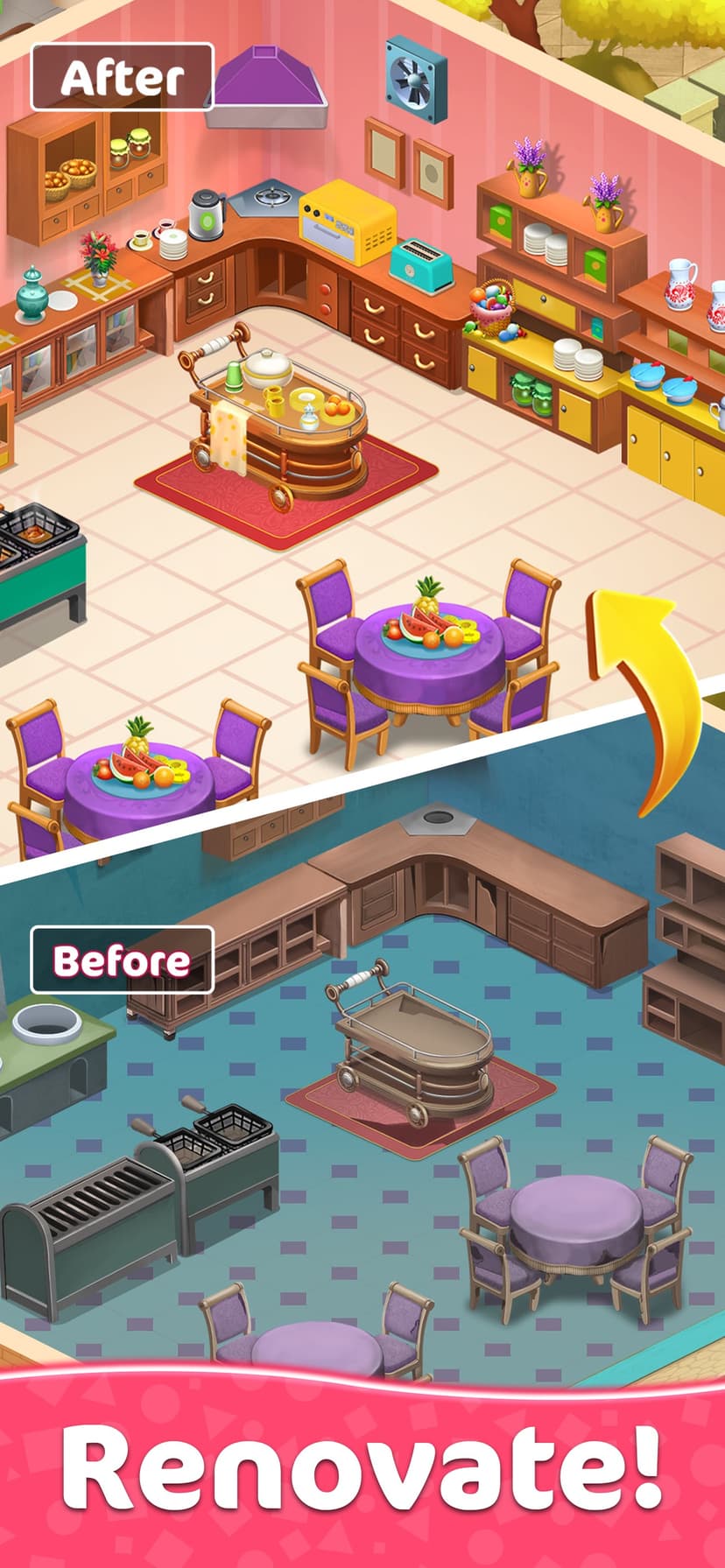 Merge Kitchen Fun Puzzle Games screenshot 5 - screenshot