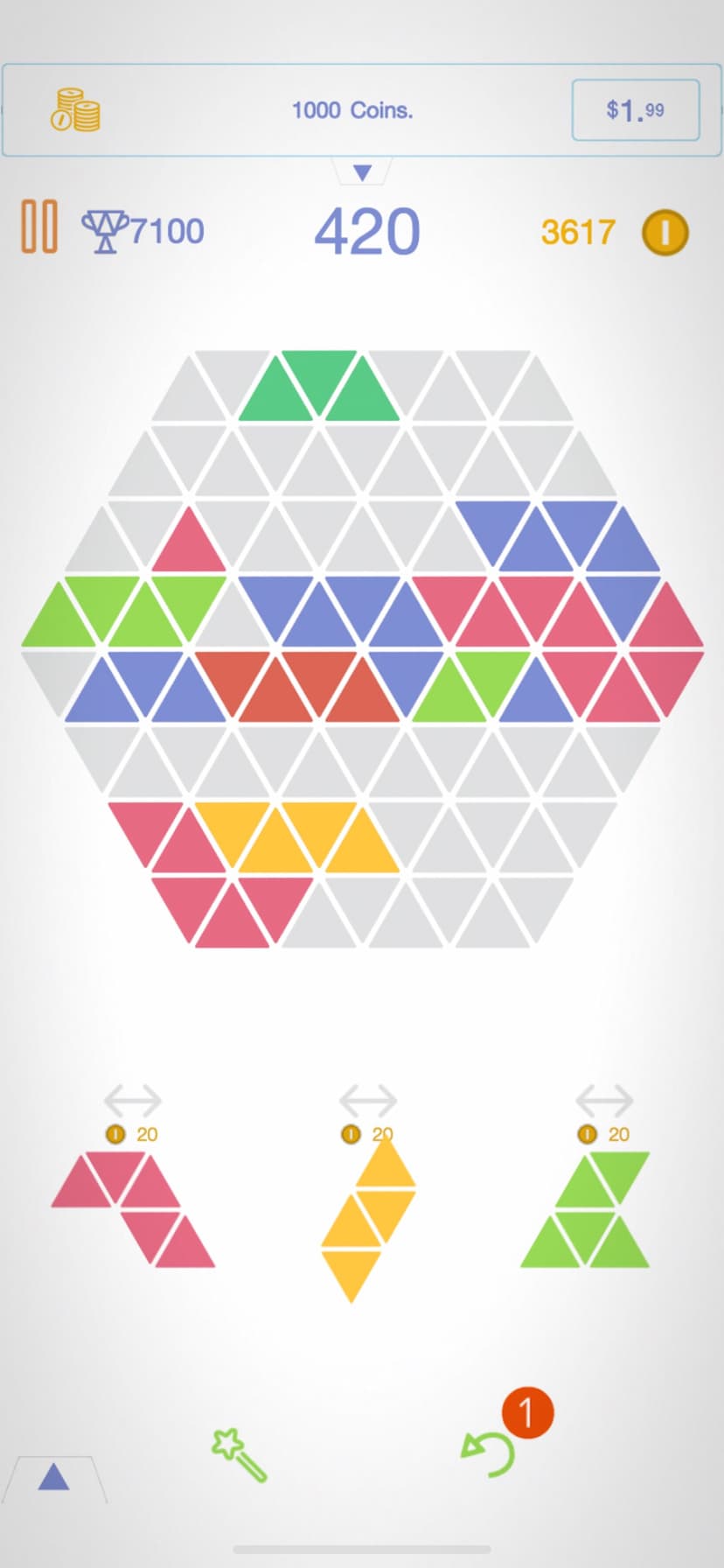 Tringles™ puzzle - royal 1010 screenshot 8 - screenshot