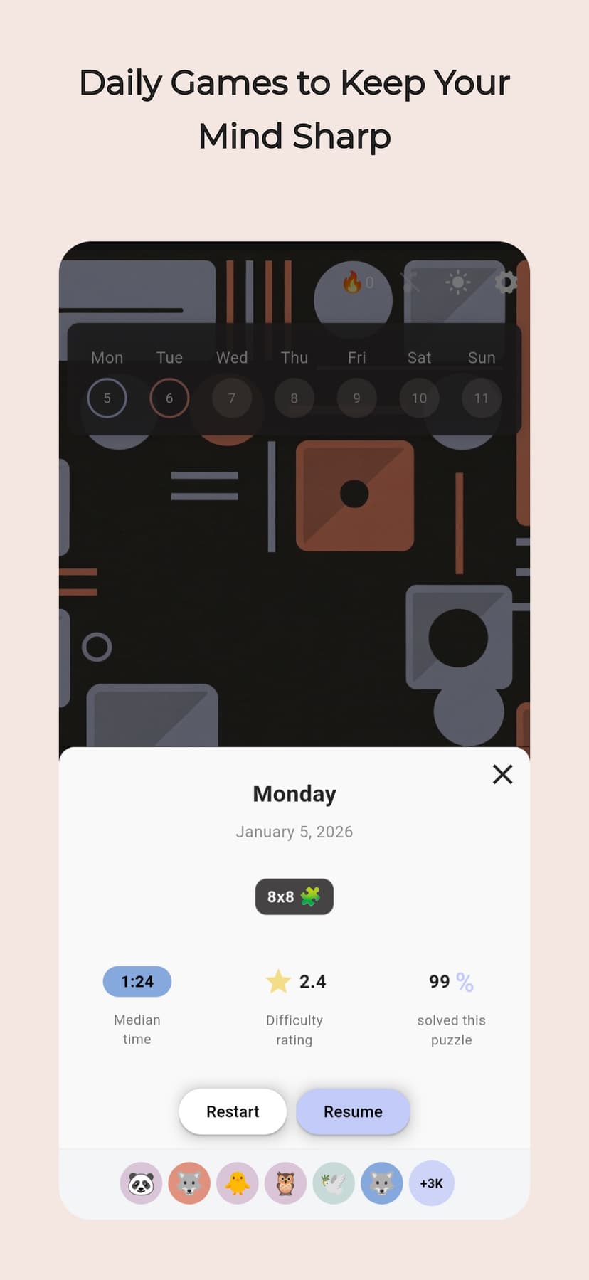 Rumba: Daily Binairo+ Puzzle screenshot 2 - screenshot