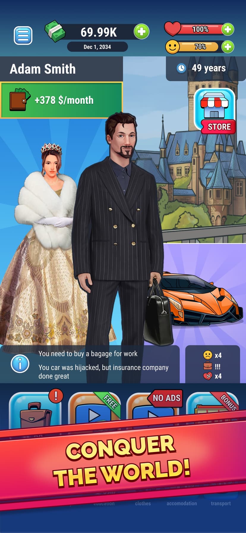 Rich Inc. Idle Life Sim Empire screenshot 7 - screenshot