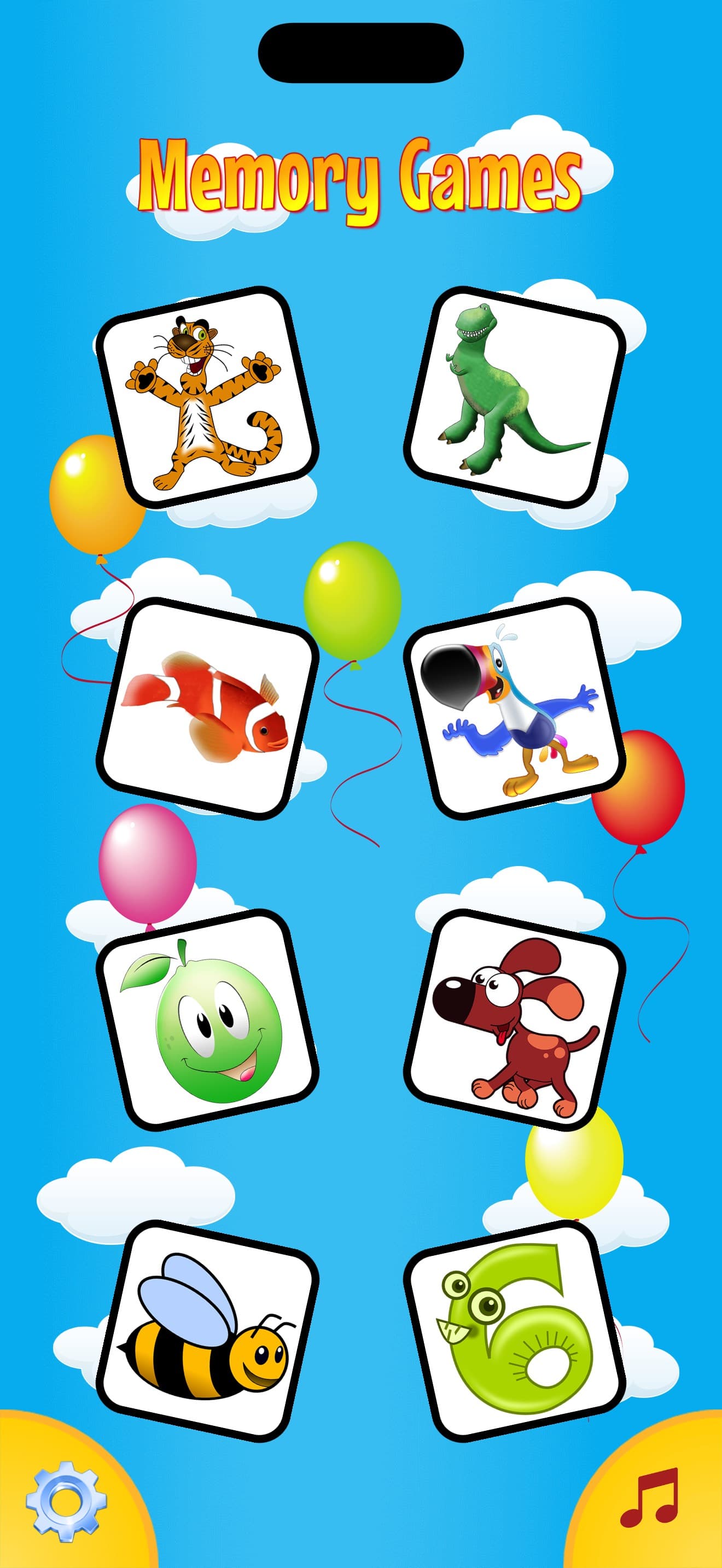 Memory Games with Animals 2 screenshot 1 - screenshot