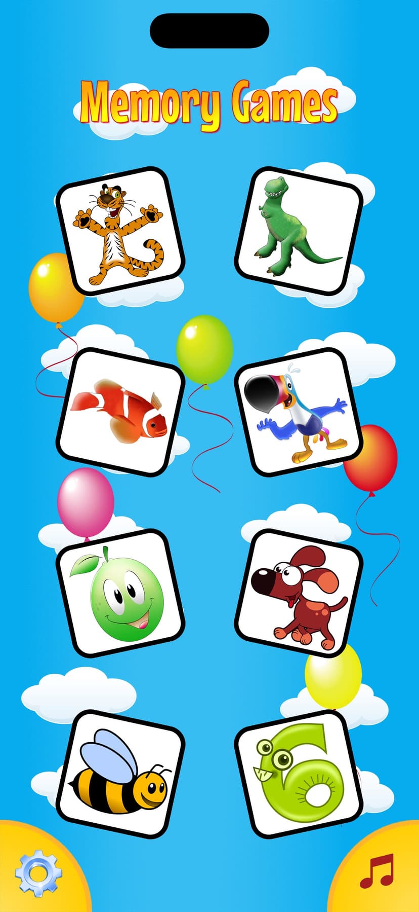 Memory Games with Animals 2 screenshot 1 - screenshot