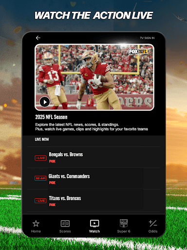 FOX Sports: Watch Live Games screenshot 9 - screenshot