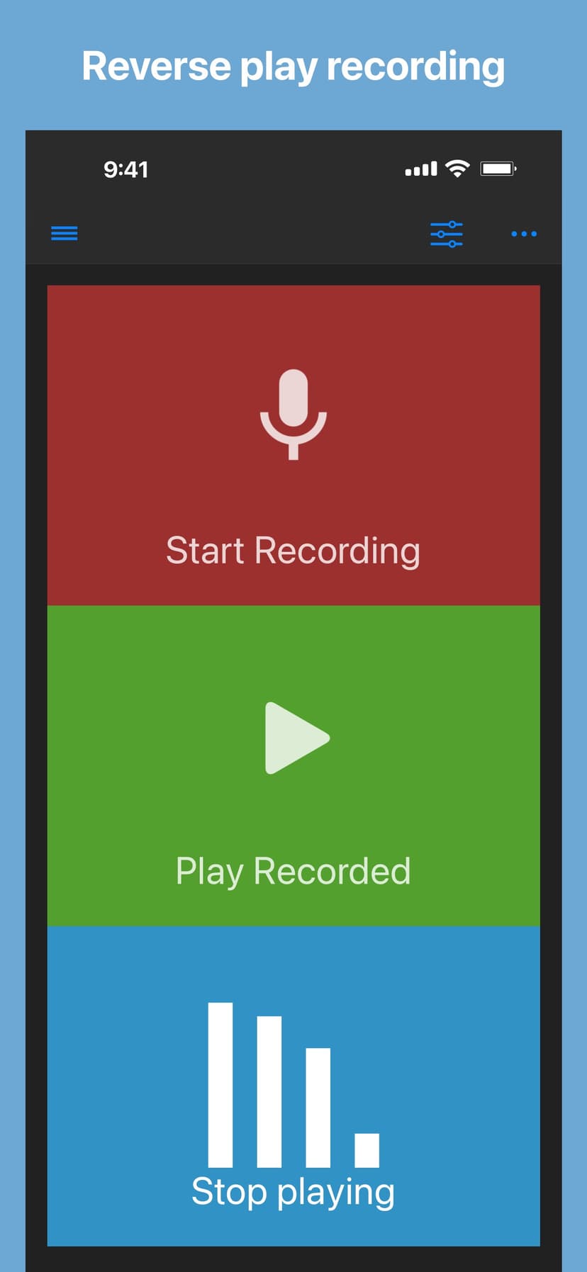 Reverse Audio screenshot 3 - screenshot