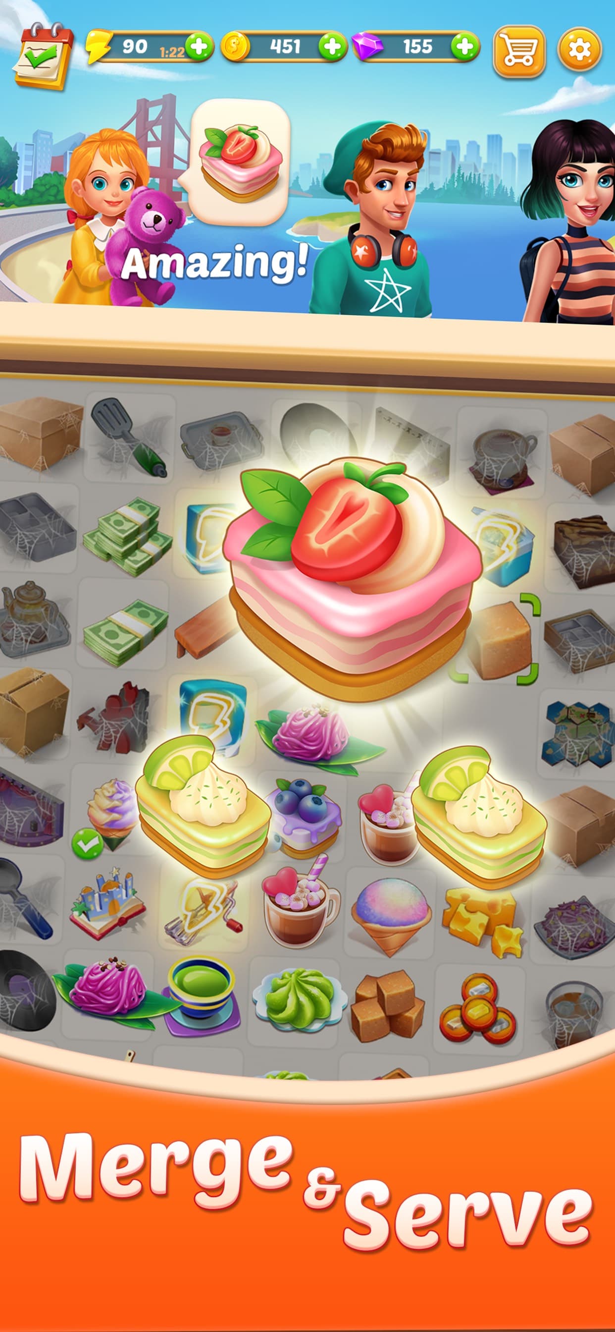 Merge Cafe – Merge game chef screenshot 3 - screenshot