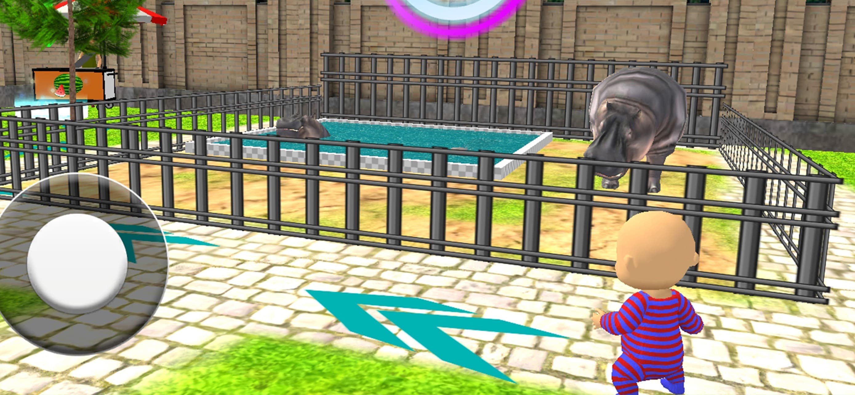 Naughty Baby 3D Daddy Zoo Fun screenshot 3 - screenshot