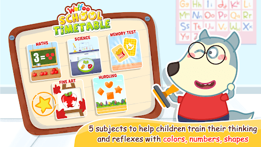 Wolfoo Study: School Timetable screenshot 2 - screenshot