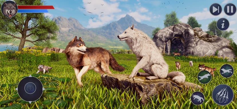 The Wild Wolf Life Simulator 2 screenshot 4 - screenshot