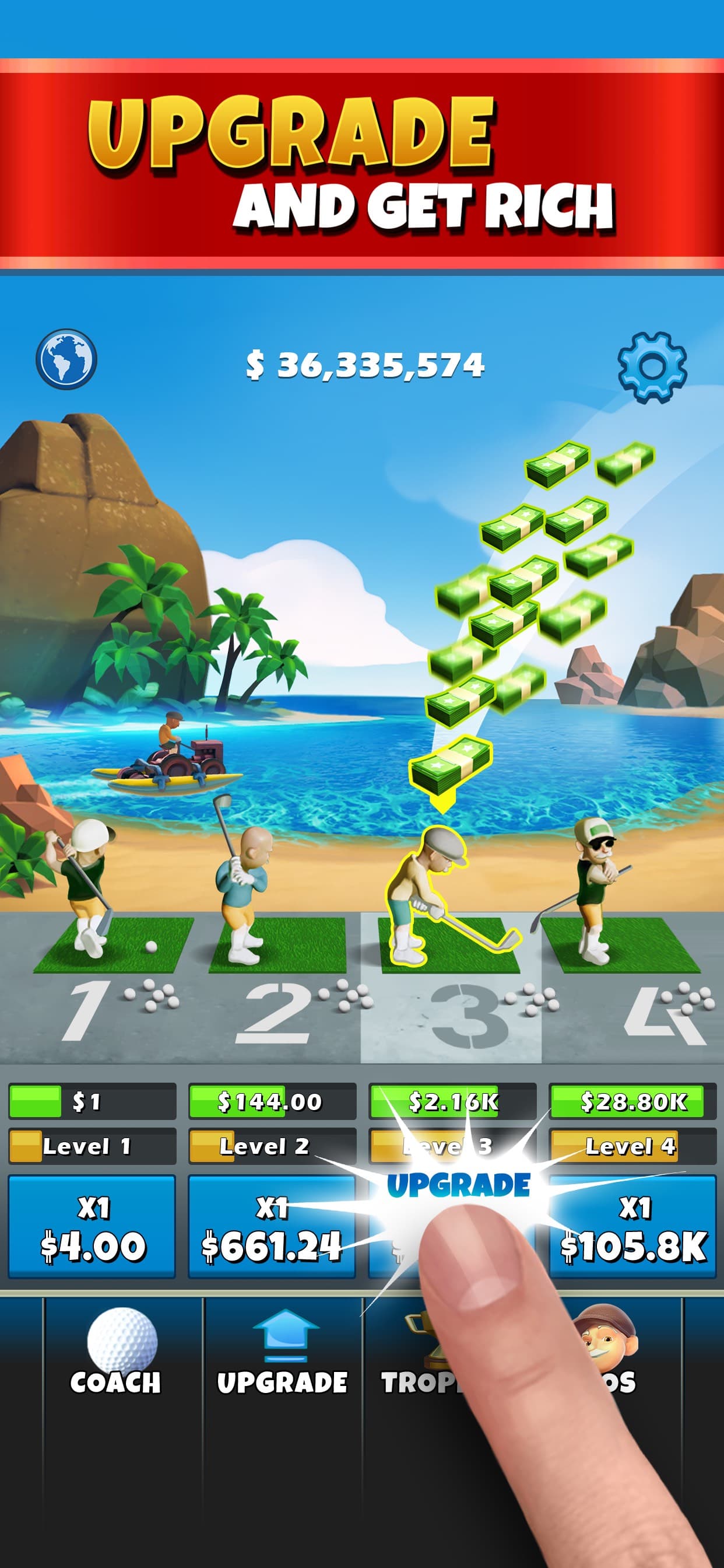 Idle Golf Tycoon screenshot 3 - screenshot