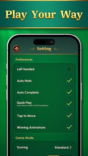Solitaire:Classic Deluxe Cards screenshot 4 - screenshot