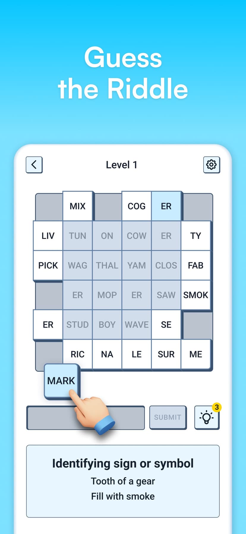 Syllatiles - Word Puzzle Game screenshot 1 - screenshot