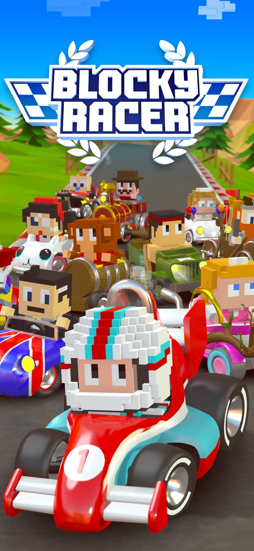 Blocky Racer - Endless Racing screenshot 5 - screenshot