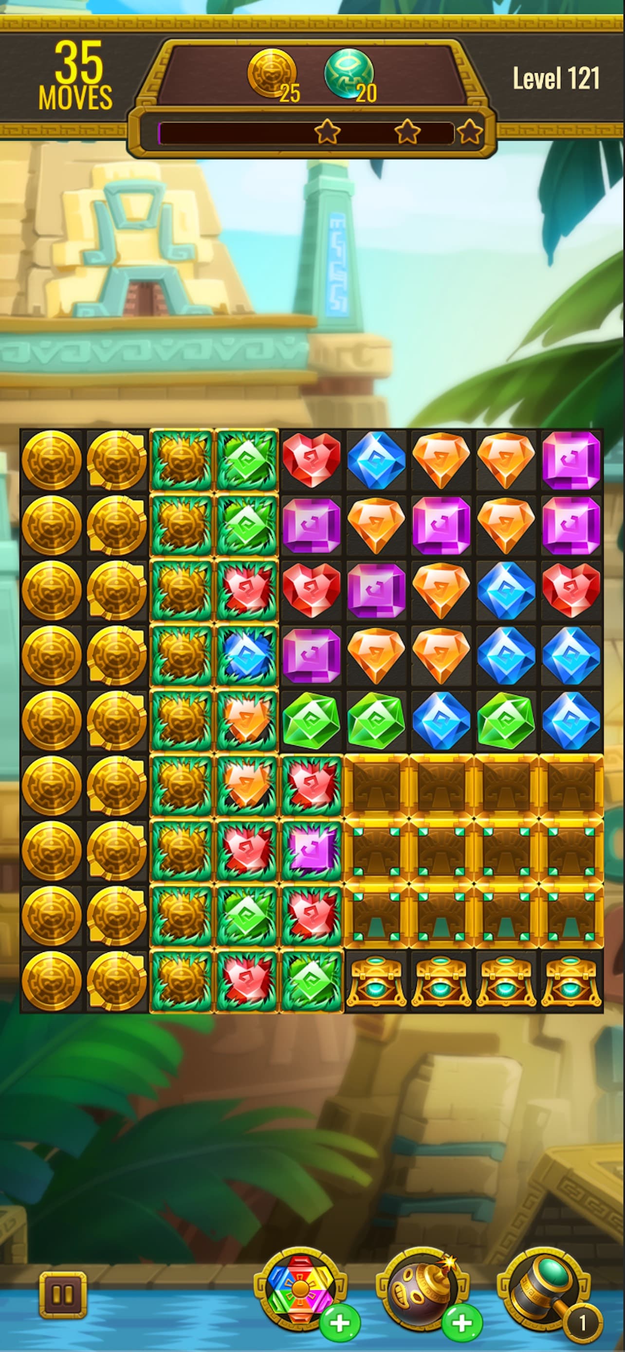 Jewel Maya Quest: Gems Hunt screenshot 1 - screenshot