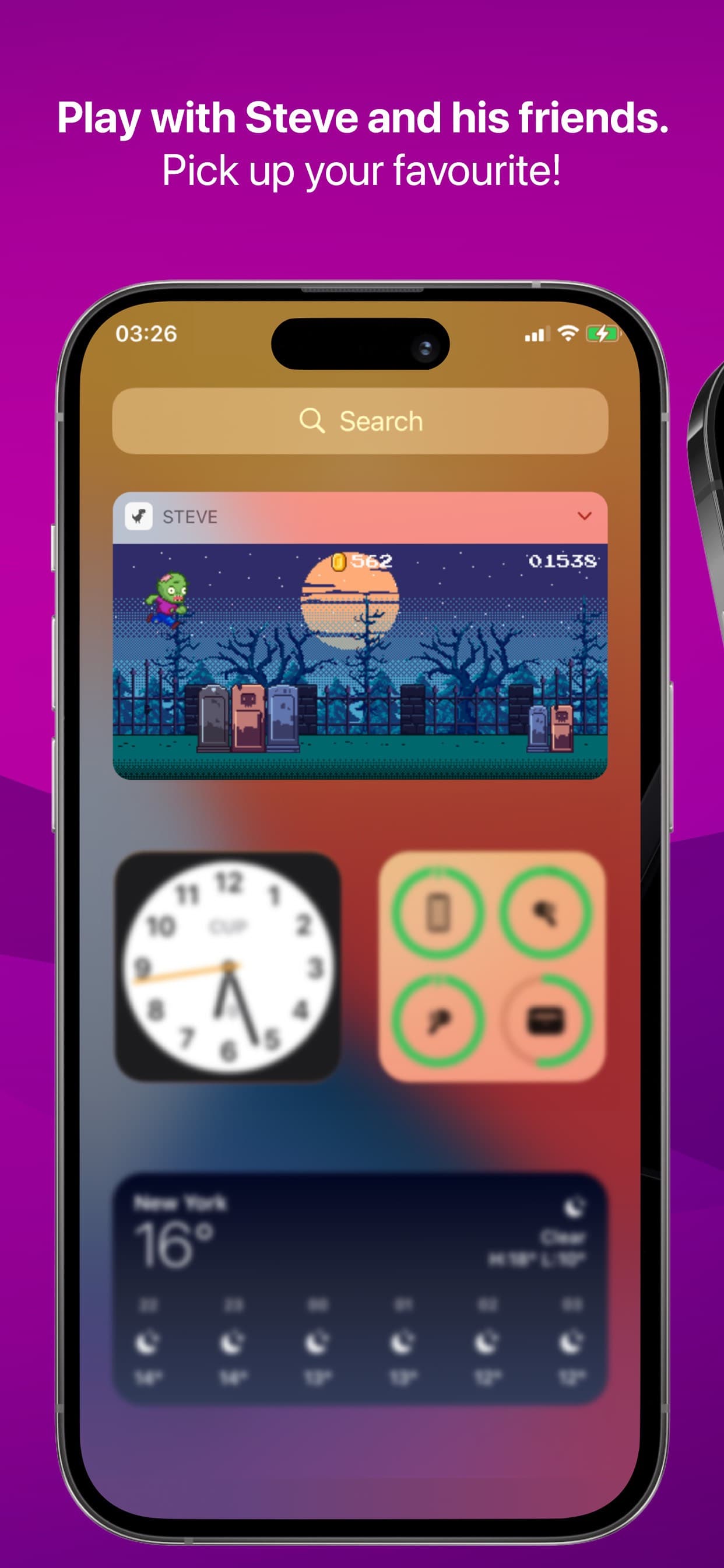 Steve | Widget Dinosaur Game screenshot 3 - screenshot