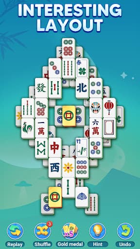 Mint Mahjong:Puzzle Tile Match screenshot 3 - screenshot