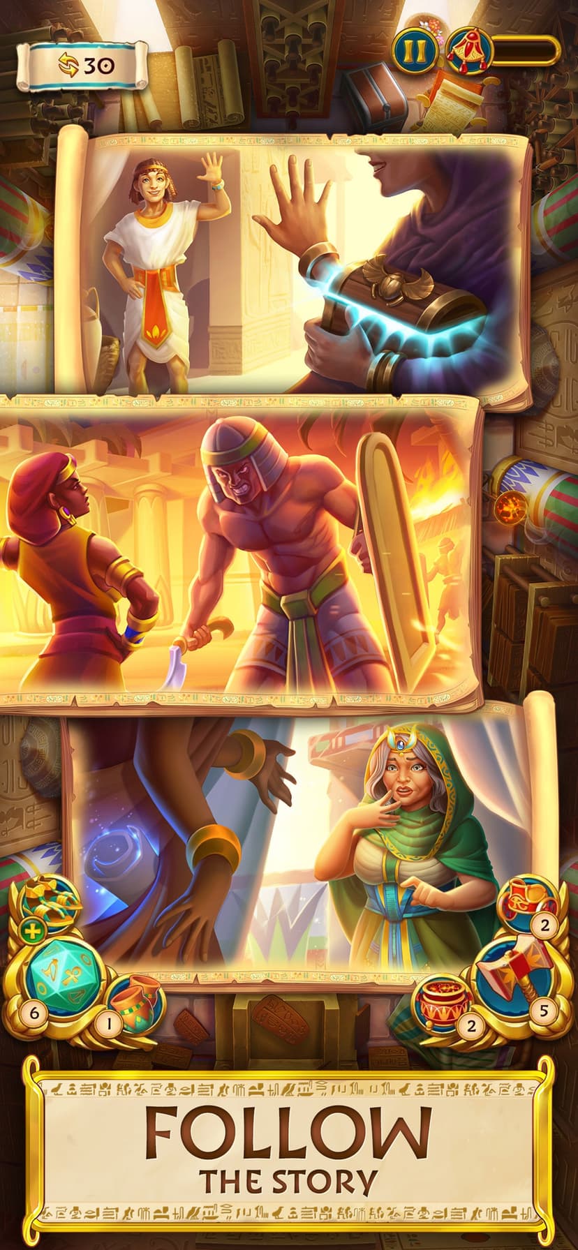 Jewels of Egypt・Match 3 Puzzle screenshot 4 - screenshot