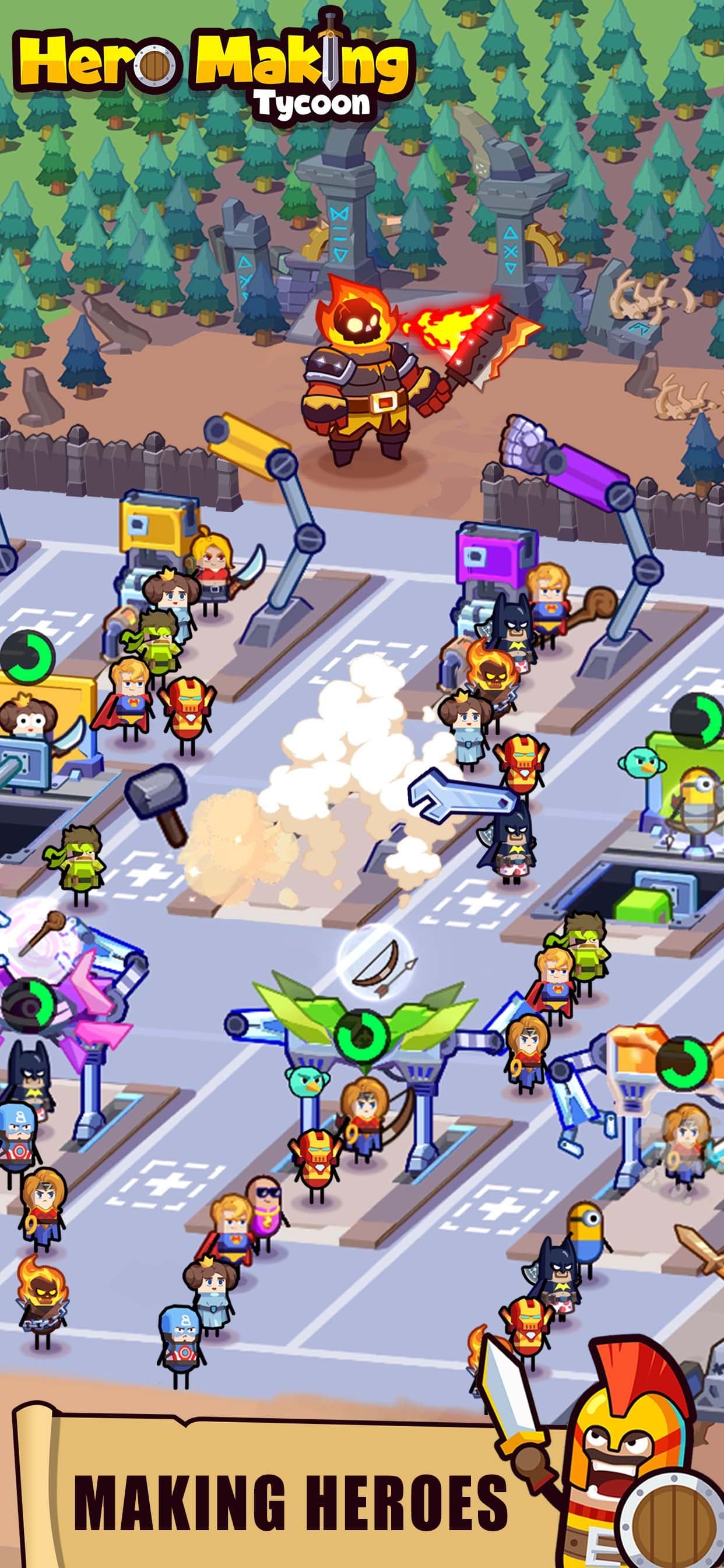 Hero Making Tycoon Idle Games screenshot 2 - screenshot