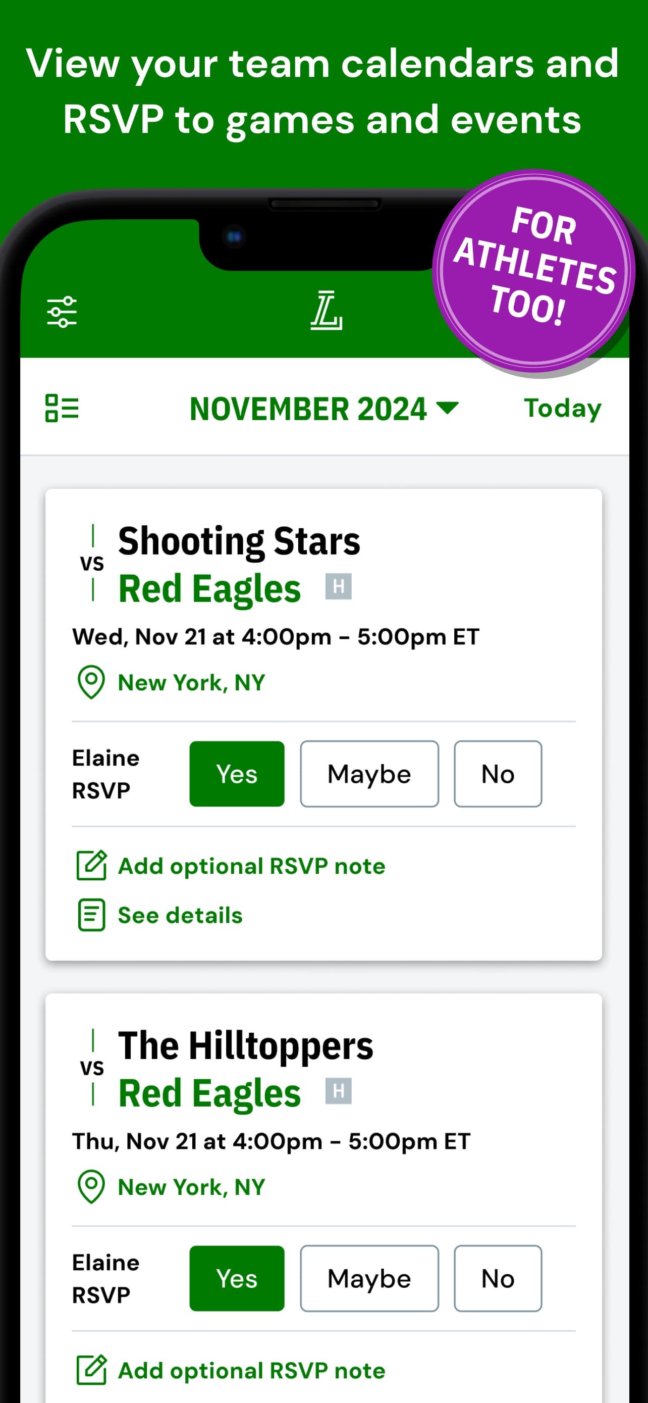 LeagueApps Play screenshot 3 - screenshot