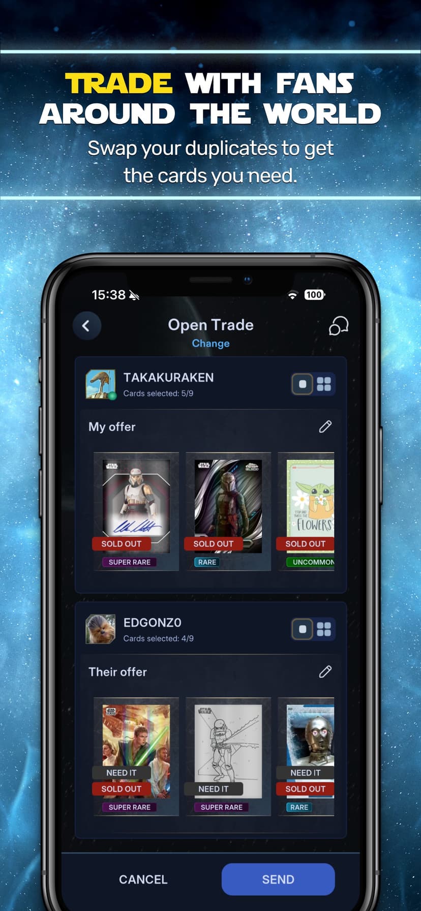 Star Wars Card Trader by Topps screenshot 3 - screenshot