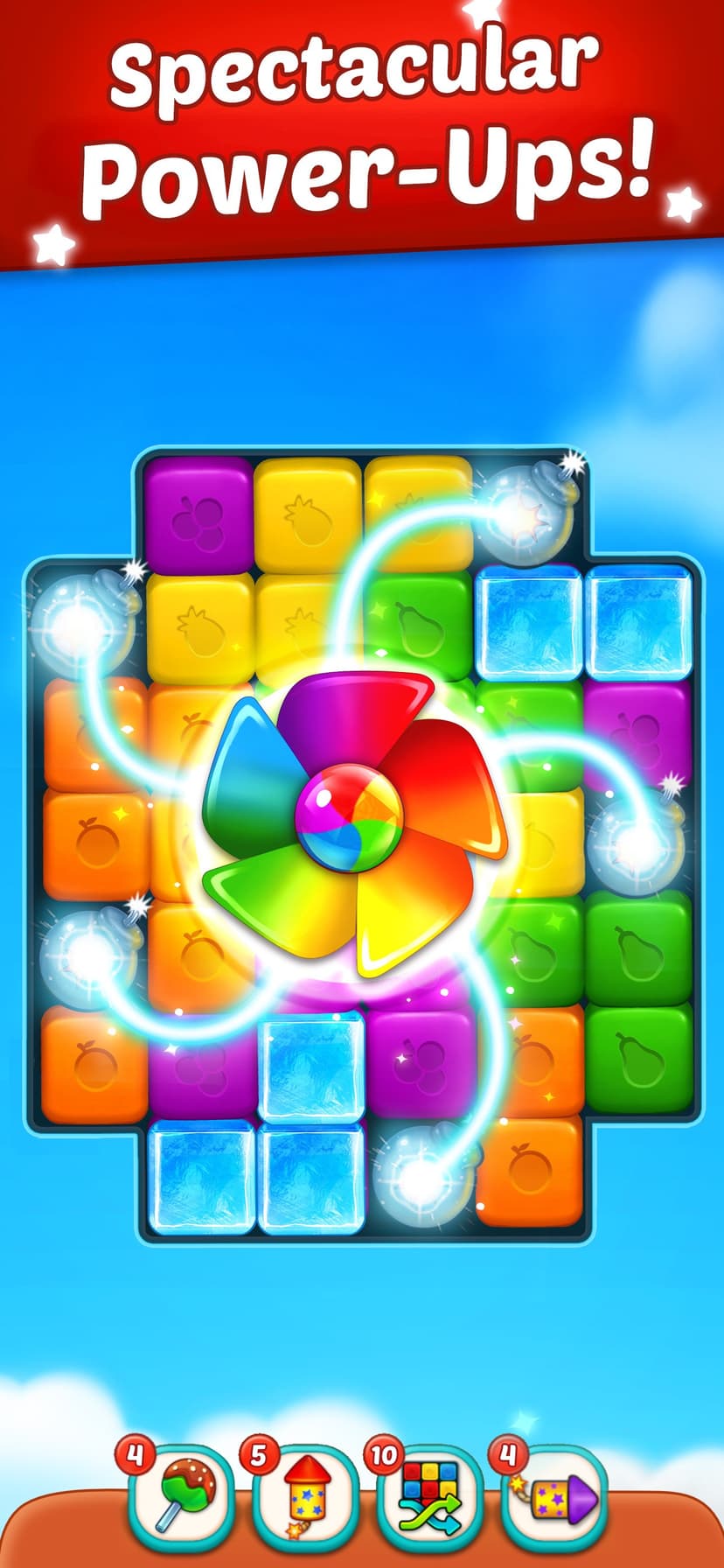 Fruit Cube Blast: Match 3 Game screenshot 3 - screenshot