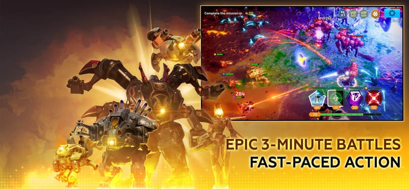 Mech & Aliens: Robot Battle screenshot 1 - screenshot