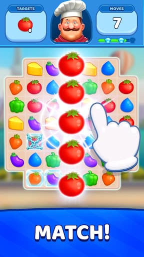Three Match - Matching Game screenshot 1 - screenshot