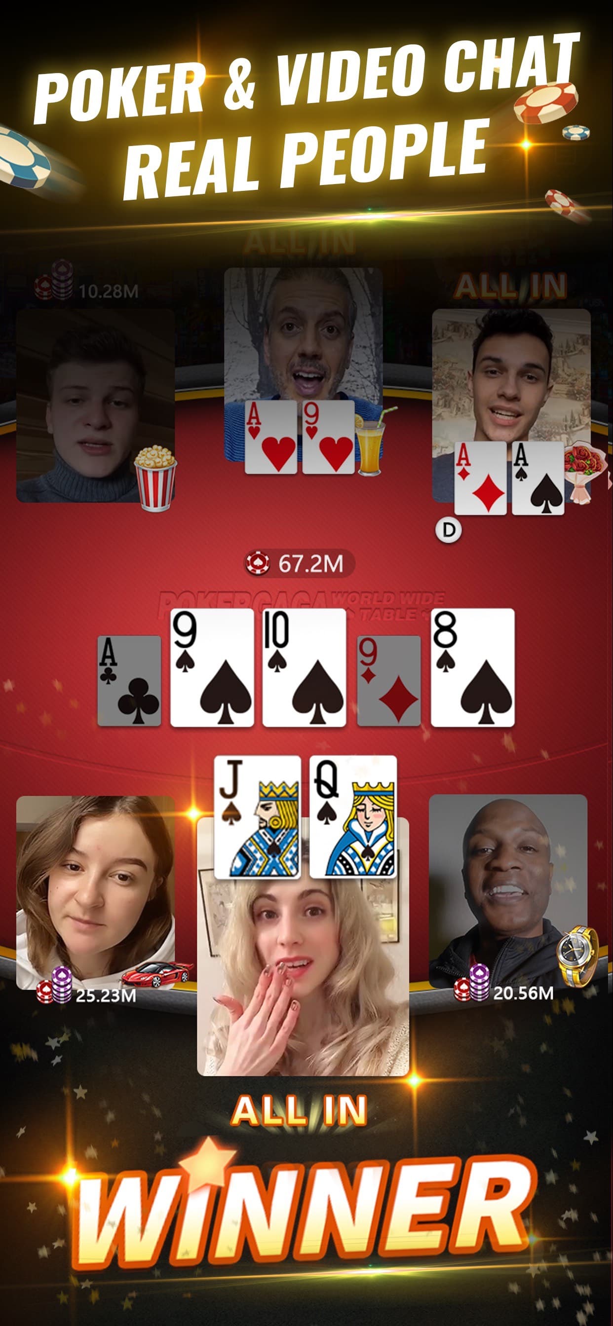 PokerGaga: Texas Holdem Poker screenshot 1 - screenshot