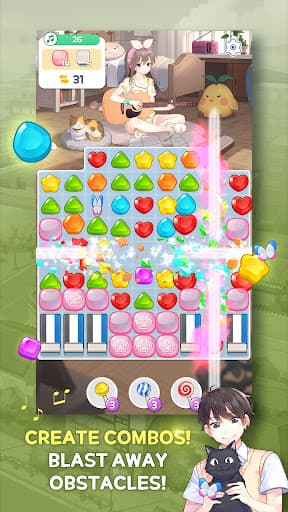 Guitar Girl Match 3 screenshot 13 - screenshot
