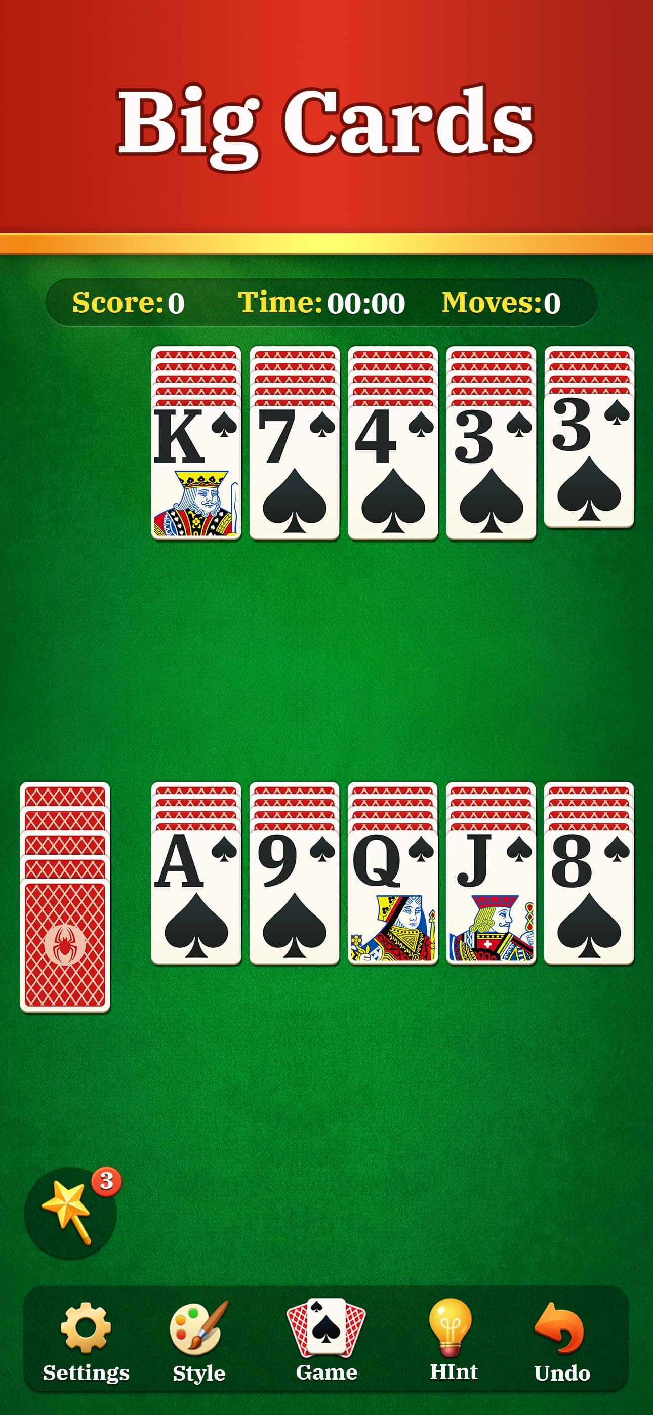 Spider Solitaire Zen Card Game screenshot 1 - screenshot