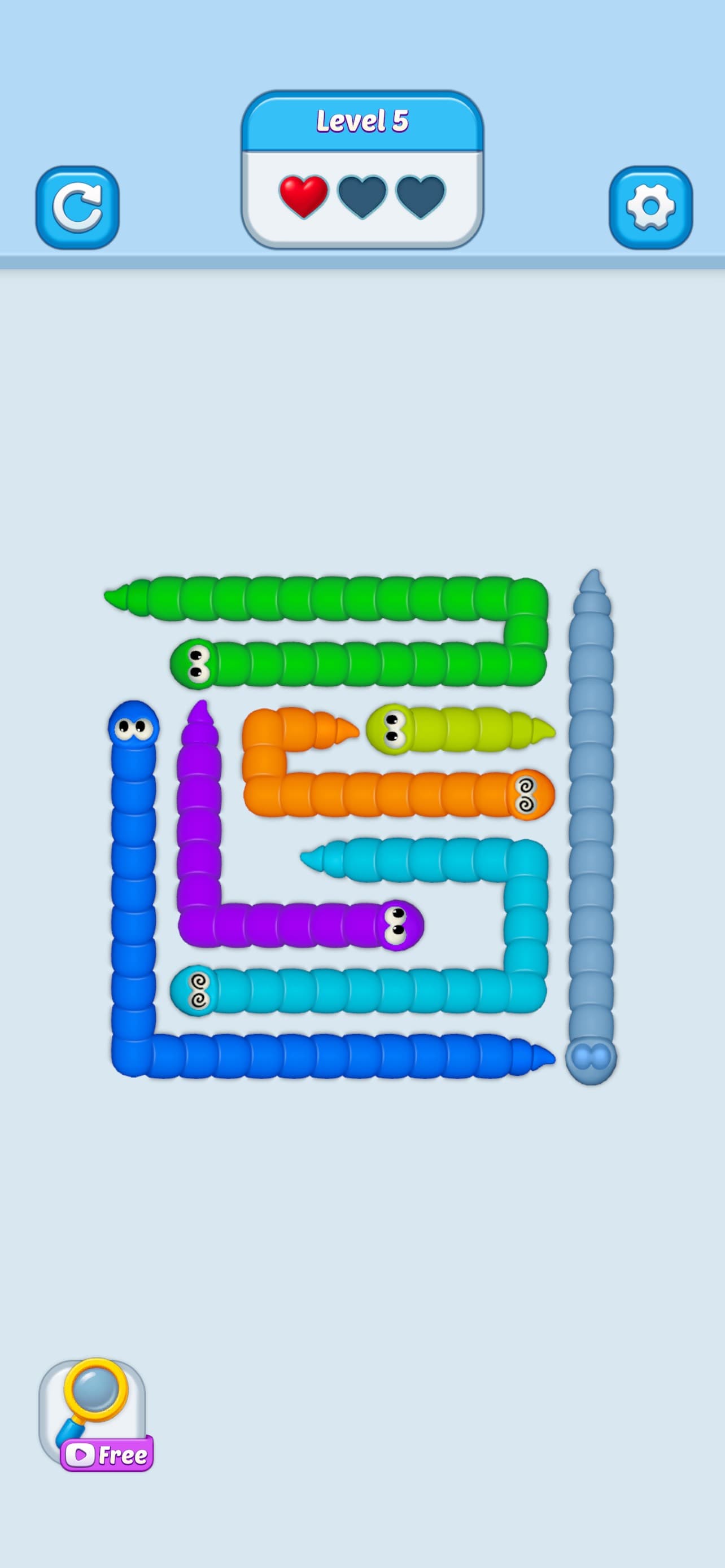 Wiggle Escape: Snake Puzzle screenshot 1 - screenshot