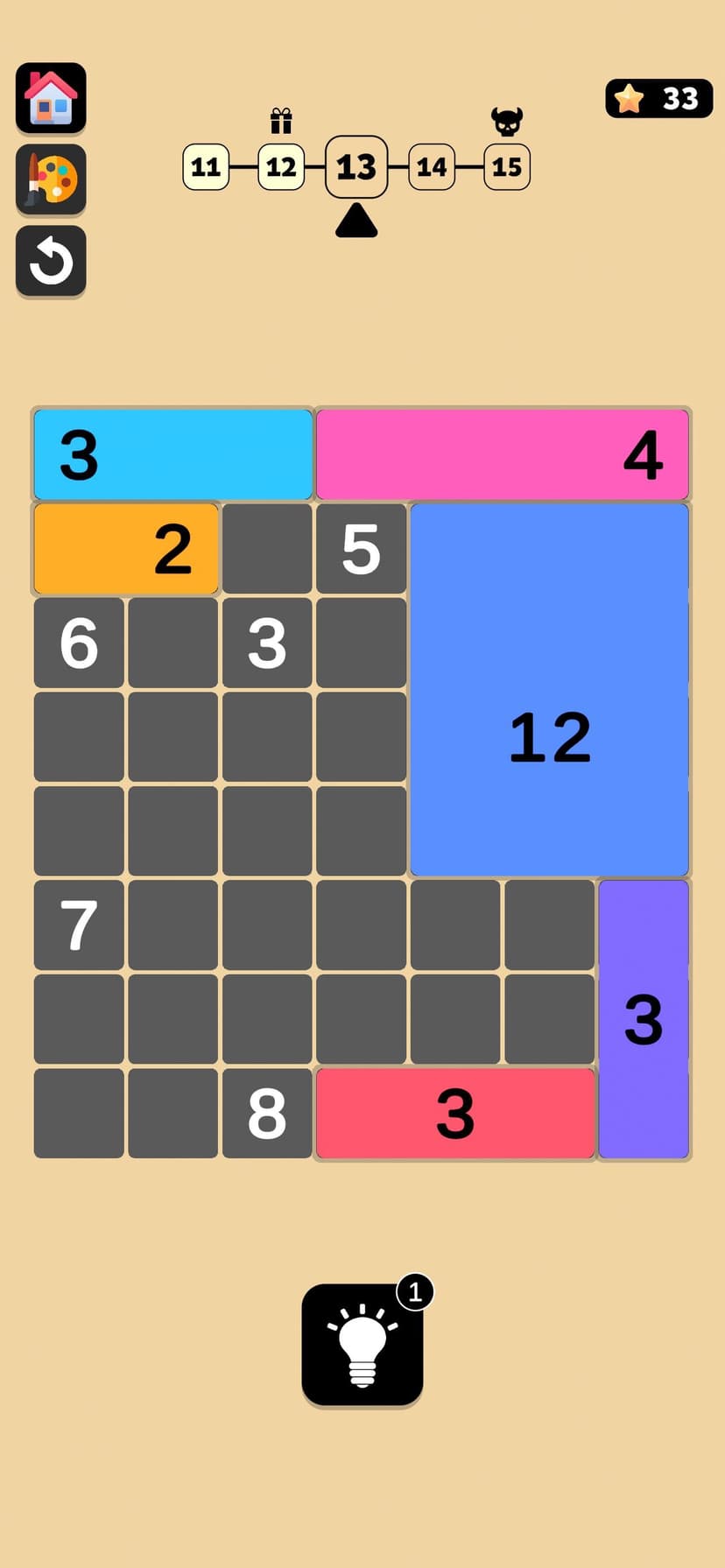 Fill Shikaku screenshot 1 - screenshot